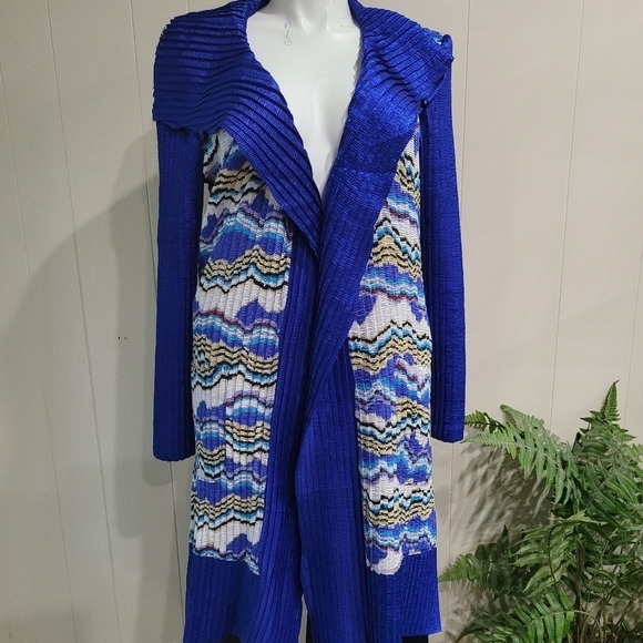 Jerry T Jackets & Blazers - Jerry T Aztec Print Cardigan Women's Sz XL Lightwe